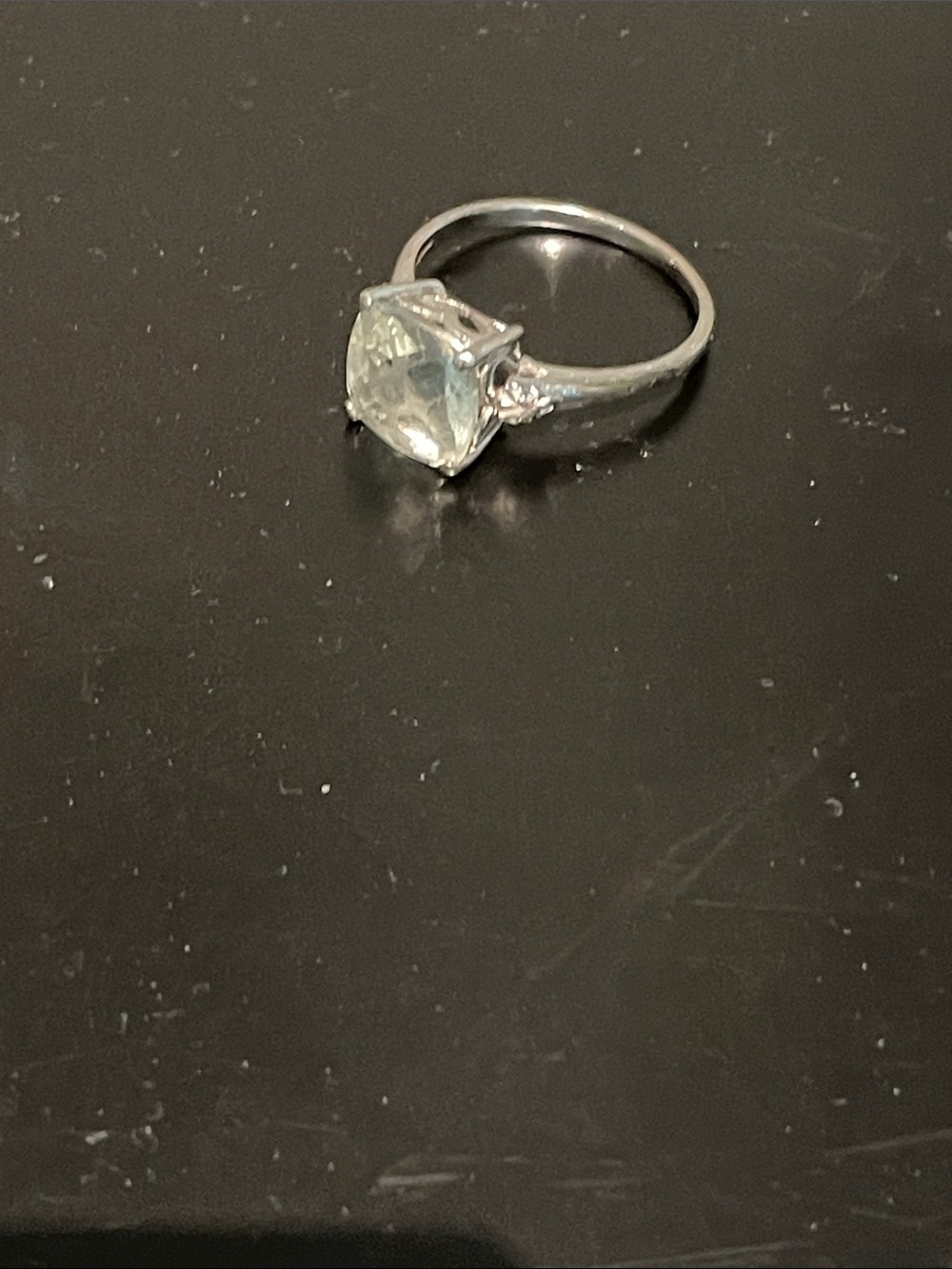 Green Amethyst Ring